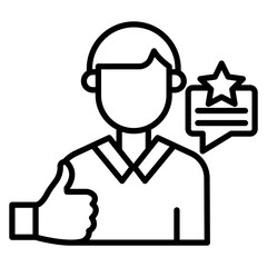 Customer Reviews Vector Icon