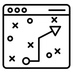 Strategic Planning Vector Icon