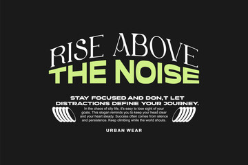 Minimal urban typography quotes t-shirt design. Motivational quote poster for print. Aesthetic inspirational typographic for apparel. Retro, streetwear graphic tees. Motivation massage for clothing