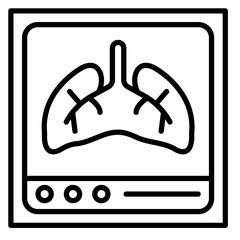 TB Screening Vector Icon