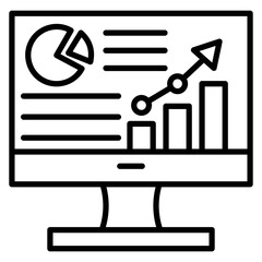 Data Visualization Vector Icon