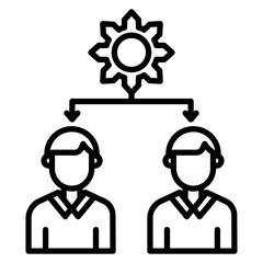 Change Management Vector Icon