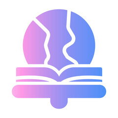 book Gradient icon