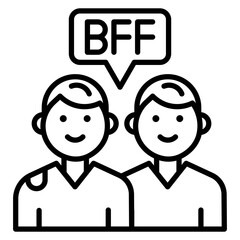 BFF Vector Icon