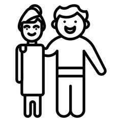 Soulmates Vector Icon