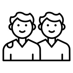 True Companions Vector Icon
