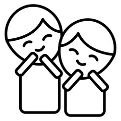 Trusted Friends Vector Icon