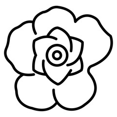 Rose Petals Vector Icon