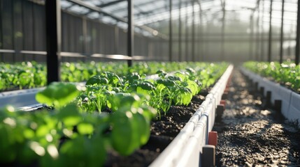 mobile controlled greenhouse environment adapting to sunlight, rain, and wind conditions, reducing manual labor and increasing yield.