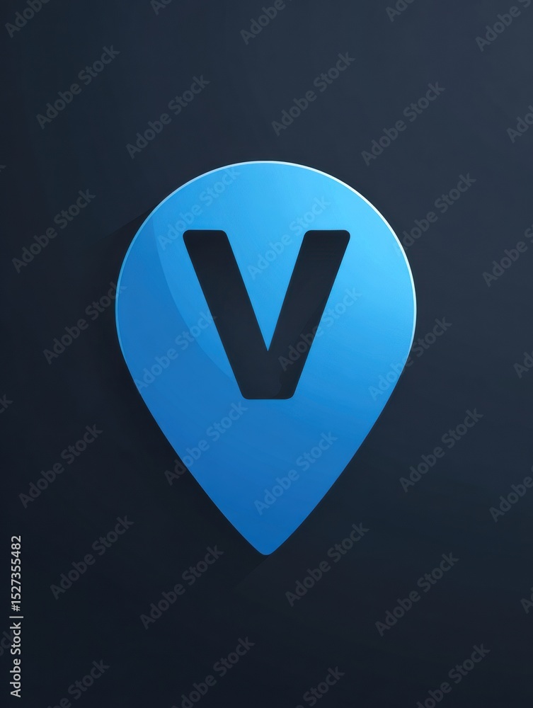 Aufkleber Anonymous Web Browsing Icon on Dark Background With VPN Trail Highlighting Internet Privacy and Security