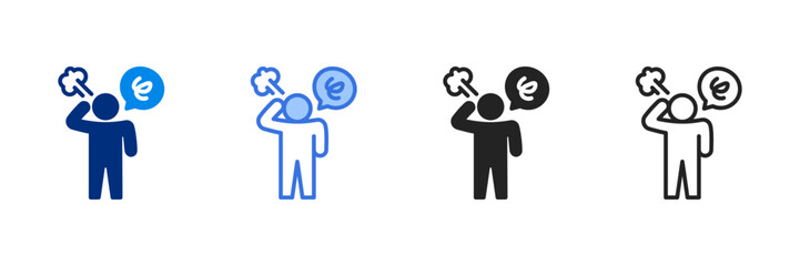 Breakdown Icon Set Multiple Style Vector Illustration