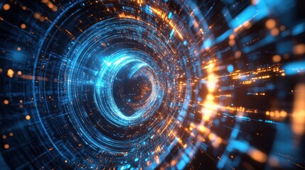 Obraz premium quantum encryption as the ultimate defense against future quantum computer attacks breaking classical codes.
