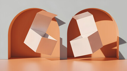 Boxes mockup 