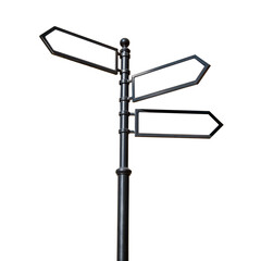 Blank pointer on white background, isolate