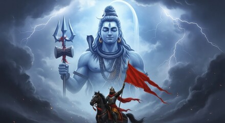 Epic Divine Scene Featuring The