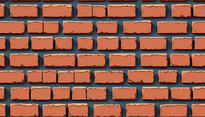 Seamless Red Brick Wall Texture: High-Resolution Background Image