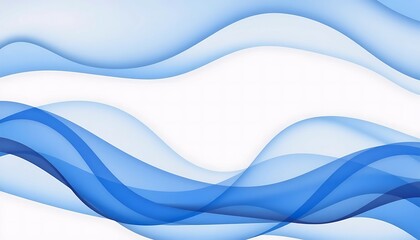 Obraz premium Stunning Blue Wave Abstract Background: Perfect for Designs & Presentations