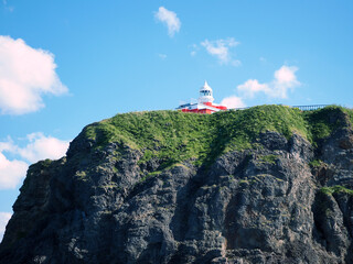 小樽の海から見た日和山灯台