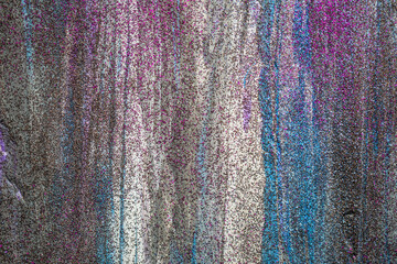 Artistic abstract canvas painted by hand with vibrant tones, spontaneous forms, and modern art appeal