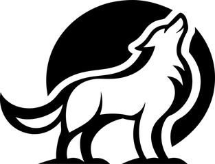 Professional vector logo wolf, fox, and jackal  