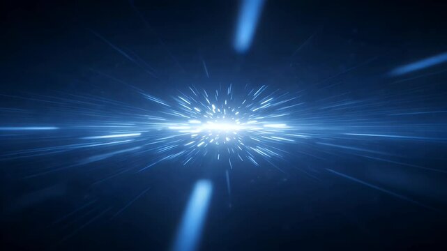 Abstract digital light burst - Powered by Adobe