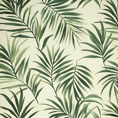 Lush green palm leaves tropical setting nature photography indoor environment close-up view organic aesthetics