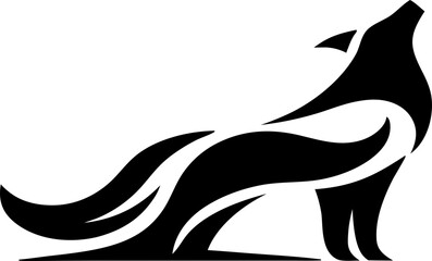 Modern fox, jackal, and wolf icons – ideal for logo design.