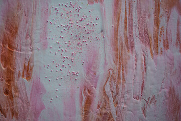 Bold handmade abstract painting featuring layered brushstrokes, expressive textures, and rich color...