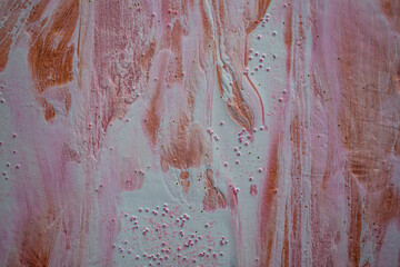 Bold handmade abstract painting featuring layered brushstrokes, expressive textures, and rich color composition