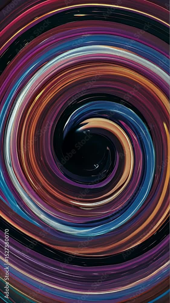 Poster abstract spiral background with vibrant dynamic texture and motion