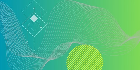 Futuristic abstract background with glowing lines and high-tech vibes. Excellent for technology...
