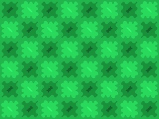 Seamless green pattern, nature, horizontal