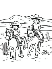 Horseback Riding with Dad in the Desert