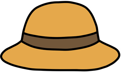 vector illustration of a hat