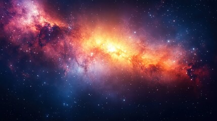 Fototapeta premium Colorful Nebula in Deep Space