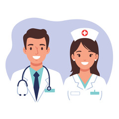 Concept vector illustration of a medical business.