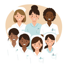 Fototapeta premium Concept vector illustration of a medical business.