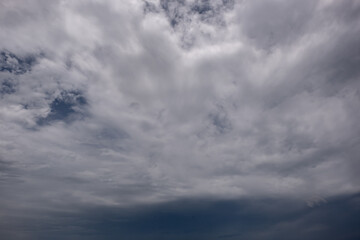 Dark sky with stormy clouds. Dramatic sky rain,Dark clouds before a thunder-storm,clouds before rain