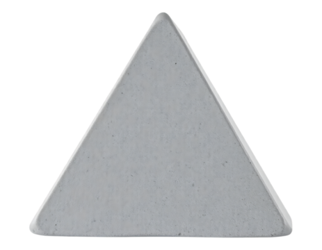Gray Concrete Triangle Shape