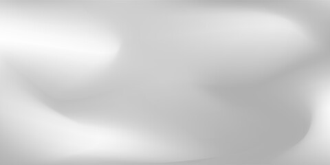 Silver foil background with metal mirror texture. Chrome gradient surface with light gloss simple abstract