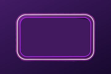 Design a minimal illustration featuring a soft neon green rounded rectangle border, emphasizing clean lines and a subtle glow.