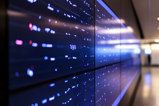 fiber optics background with lots light spots