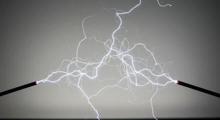 Electric Discharge: A Dramatic Study in White Light and Gray