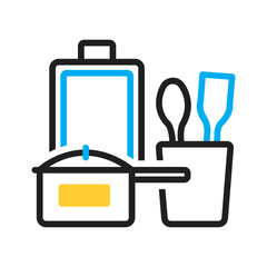 Vector multi color icon for Housewares