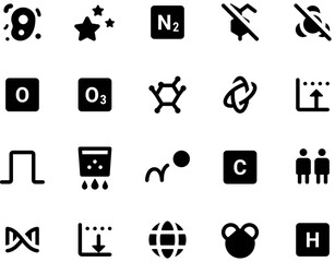 Set of Science icons