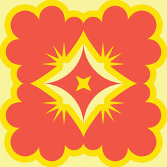 seamless pattern abstract floral colorful