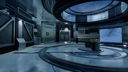 未来の基地の管理室（横）