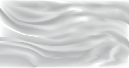 white fabric with waves background
