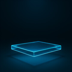 abstract blue background with empty space