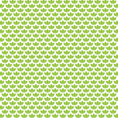 Green Leaf pattern vector background isolated clean editable and extendable pattern